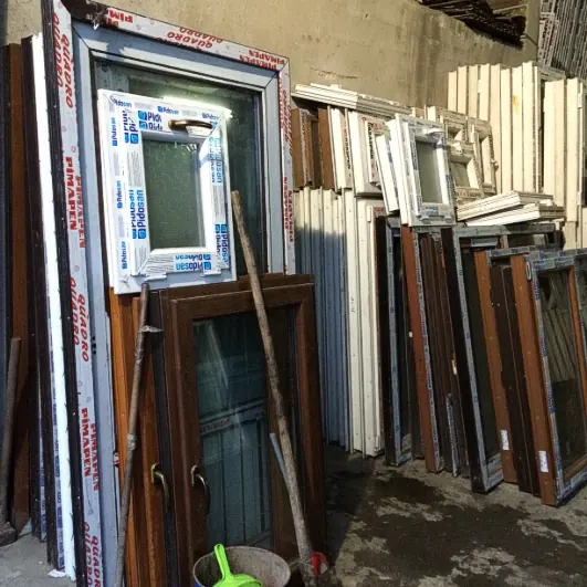 Toplu proje için hazırlanan PVC pencere ve kapılar